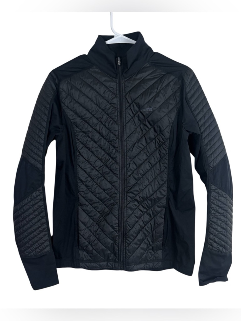 Altra Jacket Women’s Size M Zoned Heat ZeroLite Black Quilted Running Jacket